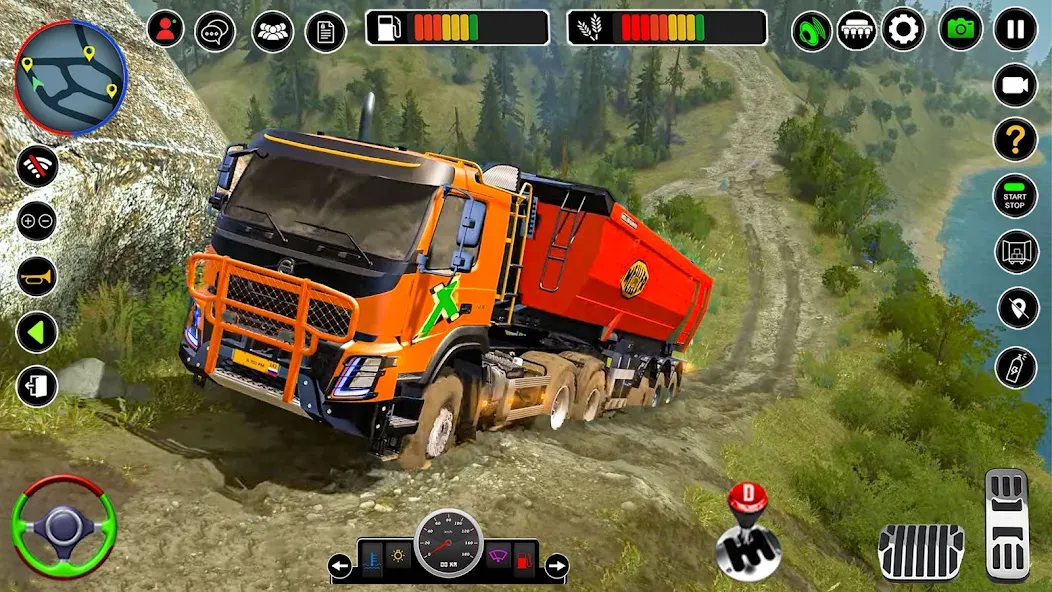 Offroad Mud Truck Simulator 3D  [МОД Много монет] Screenshot 3