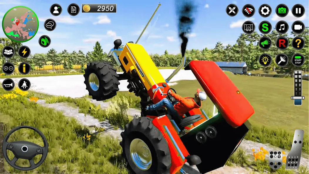 Real Farmer Tractor Drive Game (Фармер Трактор 3Д Фермерские Игры)  [МОД Меню] Screenshot 1