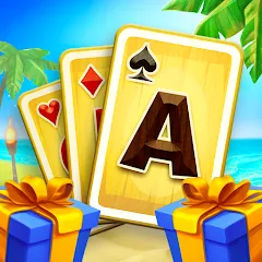 Взломанная Tiki Solitaire TriPeaks (Тики Солитер ТриПикс)  [МОД Бесконечные монеты] - последняя версия apk на Андроид