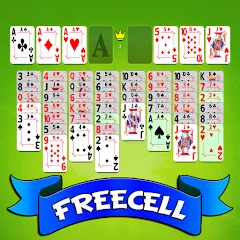 Взломанная FreeCell Solitaire - Card Game  [МОД Все открыто] - стабильная версия apk на Андроид