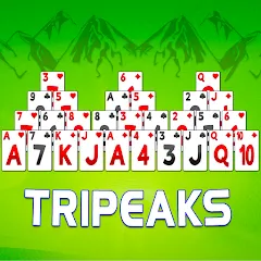 Взломанная TriPeaks Solitaire Mobile  [МОД Бесконечные деньги] - последняя версия apk на Андроид