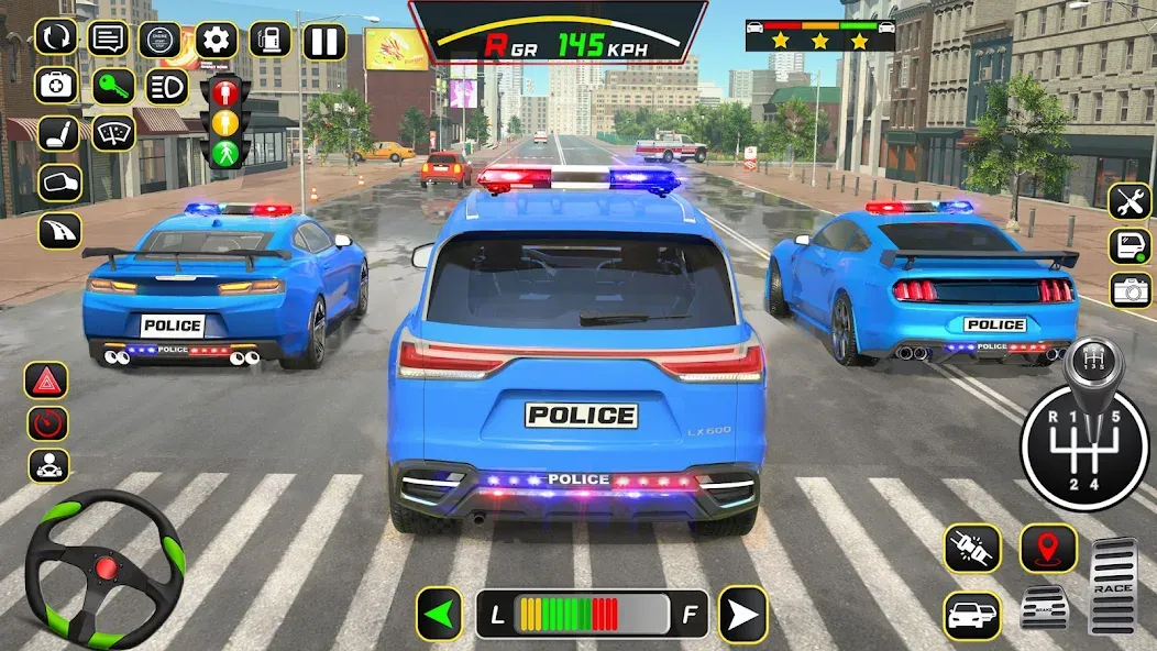 Police Car Driving School Game (Полицейская школа вождения автомобилей)  [МОД Много денег] Screenshot 4