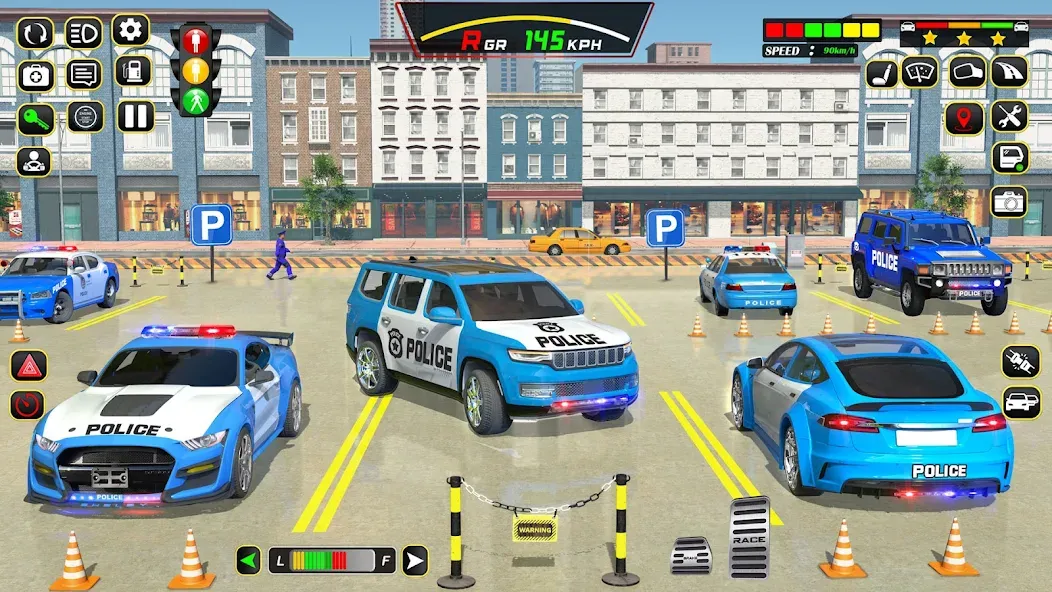 Police Car Driving School Game (Полицейская школа вождения автомобилей)  [МОД Много денег] Screenshot 5