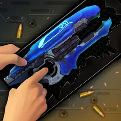 Скачать взломанную Gun Simulator 3D & Time Bomb  [МОД Unlimited Money] - стабильная версия apk на Андроид