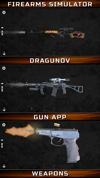 Gun Simulator : Tough Guns  [МОД Много монет] Screenshot 4