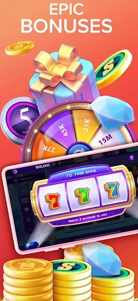 High 5 Casino: Real Slot Games (Хай 5 Казино)  [МОД Unlocked] Screenshot 5