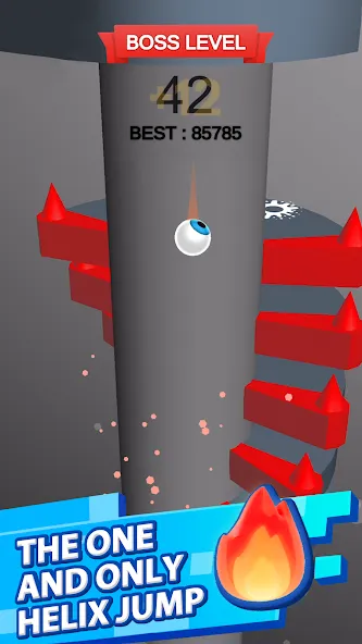 Helix Jump (Хеликс Джамп)  [МОД Unlocked] Screenshot 1