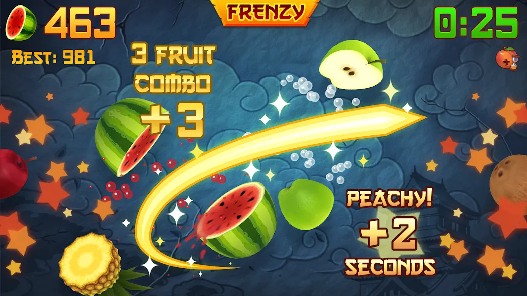 Fruit Ninja® (Фрут Ниндзя)  [МОД Много денег] Screenshot 2