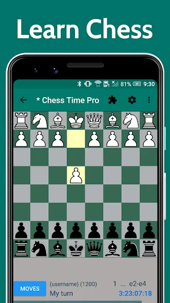 Chess Time - Multiplayer Chess (Чесс Тайм)  [МОД Бесконечные монеты] Screenshot 1