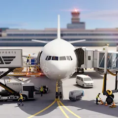 Скачать взломанную World of Airports (Ворлд оф Эйрпортс)  [МОД Mega Pack] - стабильная версия apk на Андроид