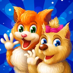 Взлом Cat & Dog Story Adventure Game  [МОД Бесконечные деньги] - полная версия apk на Андроид