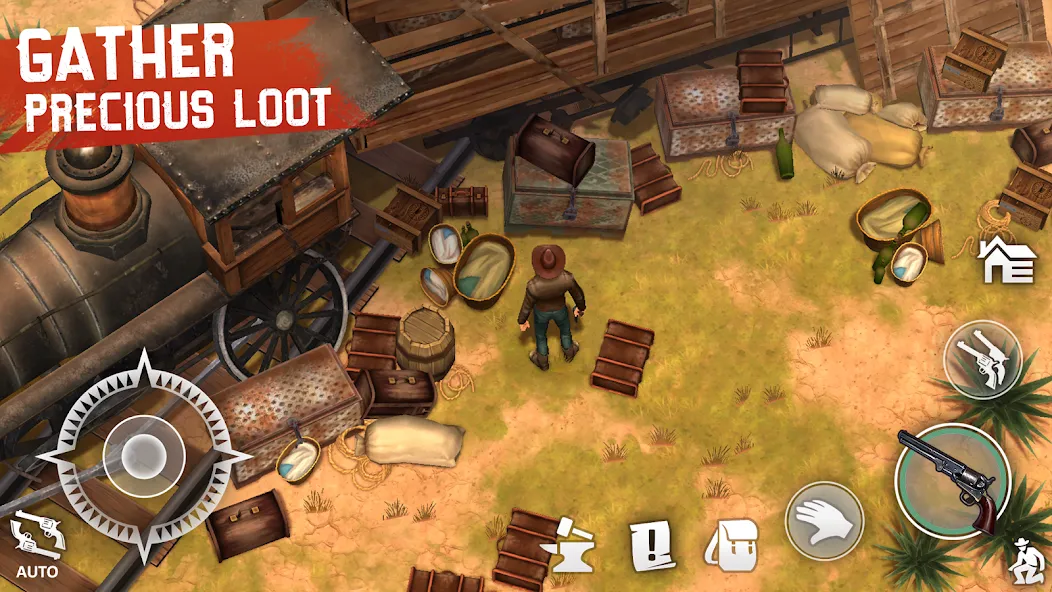 Westland Survival: Cowboy Game (Вестланд Сурвайвал)  [МОД Бесконечные деньги] Screenshot 4