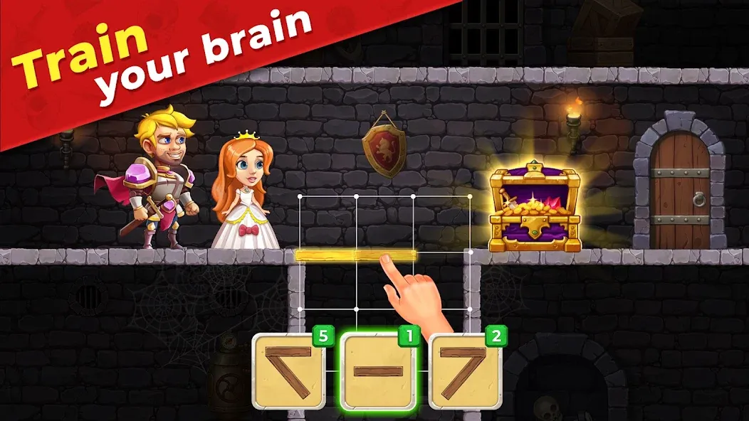 Mr. Knight: Pin Puzzles  [МОД Бесконечные деньги] Screenshot 2