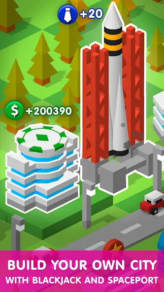 Tap Tap: Idle City Builder Sim  [МОД Бесконечные деньги] Screenshot 5