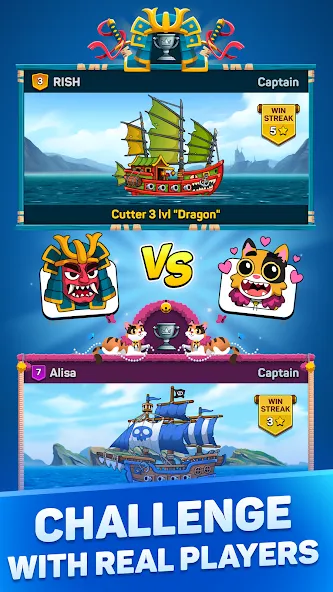 Pirates & Puzzles：Ship Battles  [МОД Unlimited Money] Screenshot 4