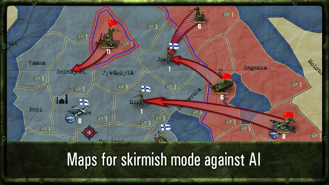 Strategy & Tactics: WW2  [МОД Много денег] Screenshot 5