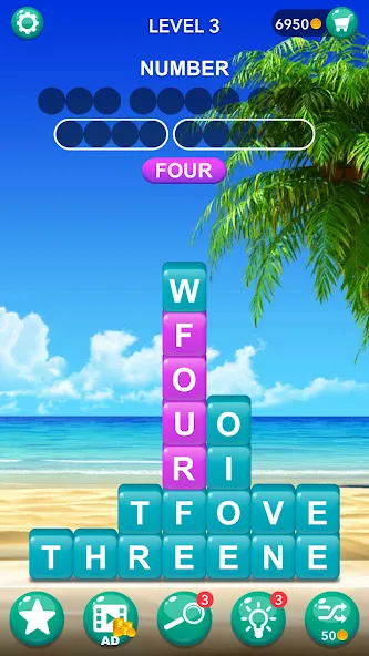 Word Tiles :Hidden Word Search  [МОД Unlimited Money] Screenshot 1