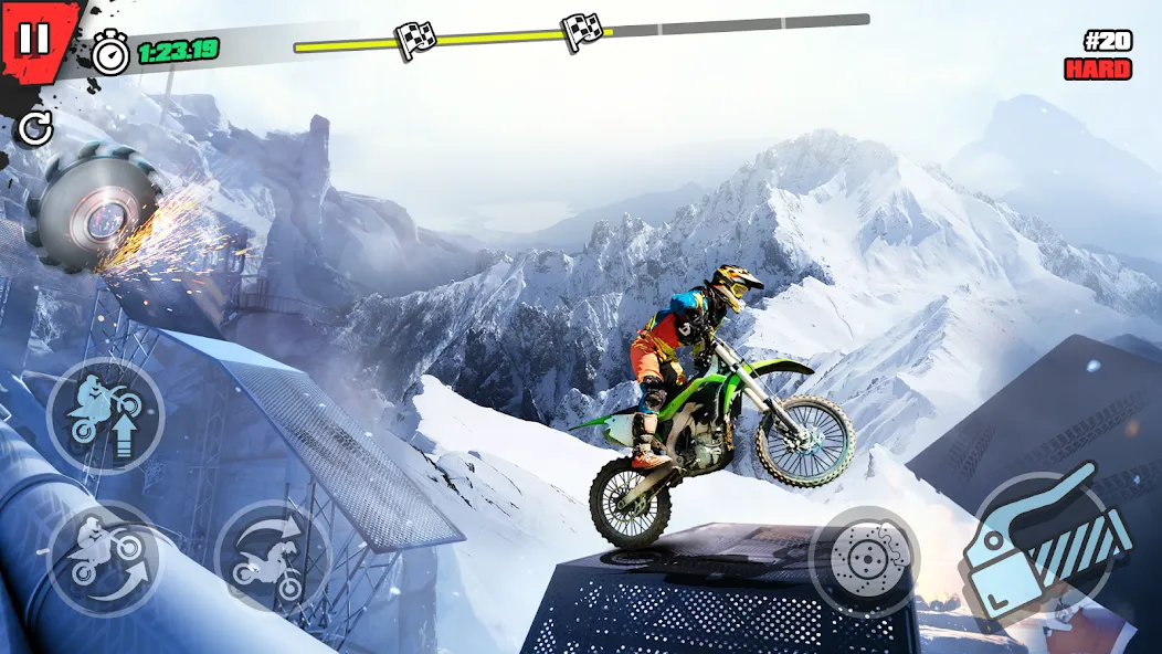 Trial Mania: Dirt Bike Games (Трайал Мания)  [МОД Mega Pack] Screenshot 3