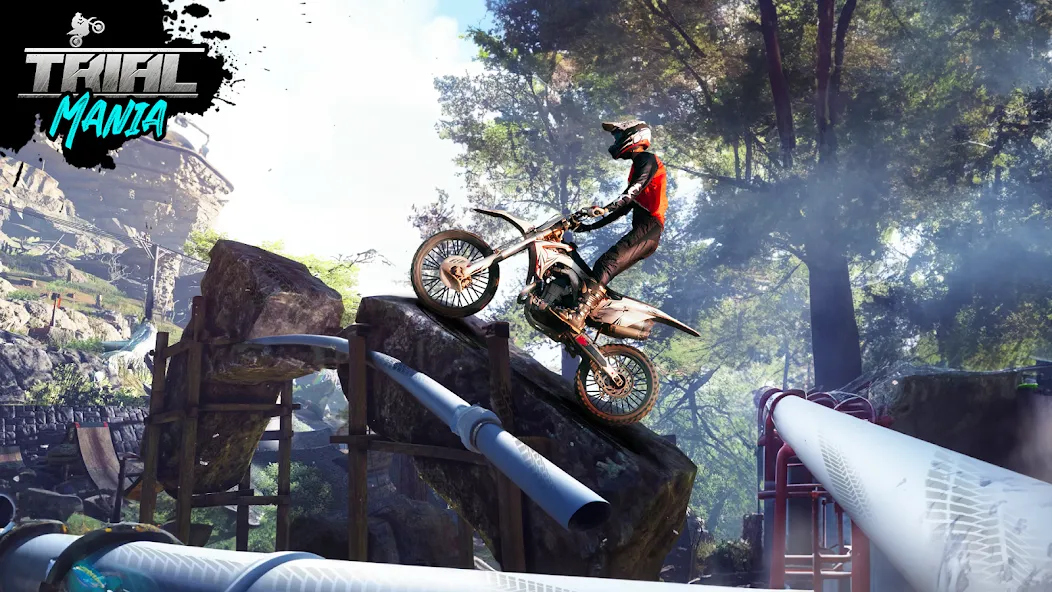 Trial Mania: Dirt Bike Games (Трайал Мания)  [МОД Mega Pack] Screenshot 5