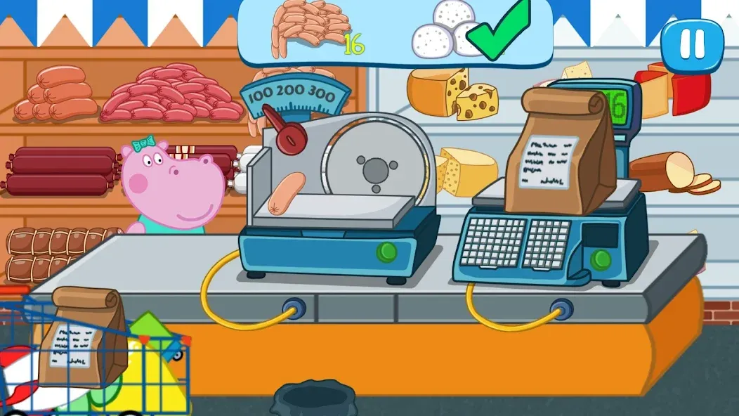 Kids Supermarket: Shopping  [МОД Бесконечные монеты] Screenshot 4