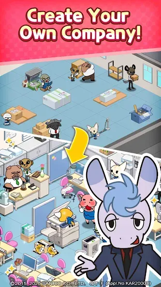 Aggretsuko : Match 3 Puzzle (Аггретсуко)  [МОД Unlocked] Screenshot 3