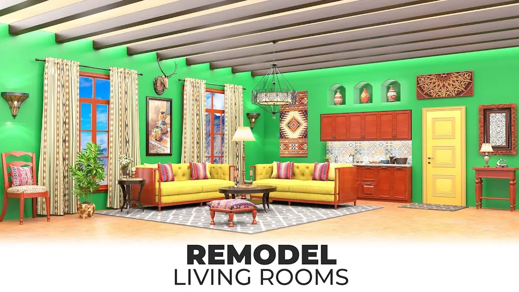 My Home Makeover: House Design  [МОД Много монет] Screenshot 3