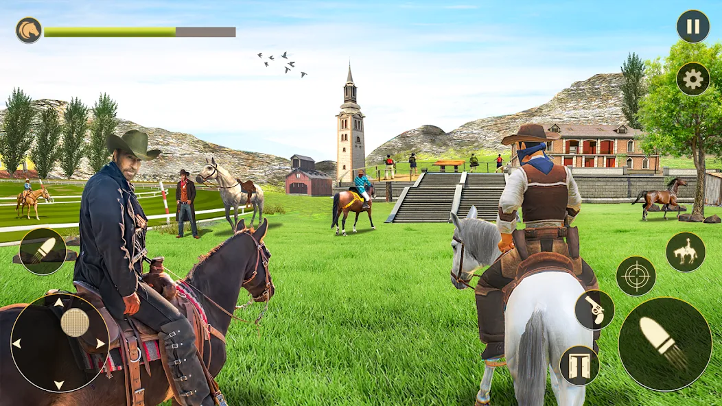 Horse Riding Rivals Horse Race (ХорсРайдинг Ривалс Лошадиные скачки)  [МОД Много денег] Screenshot 1