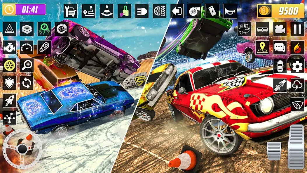 X Demolition Derby : Car Games  [МОД Много денег] Screenshot 5