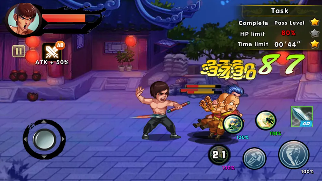 Kung Fu Attack: Final Fight (Кунгфу Атака)  [МОД Mega Pack] Screenshot 3