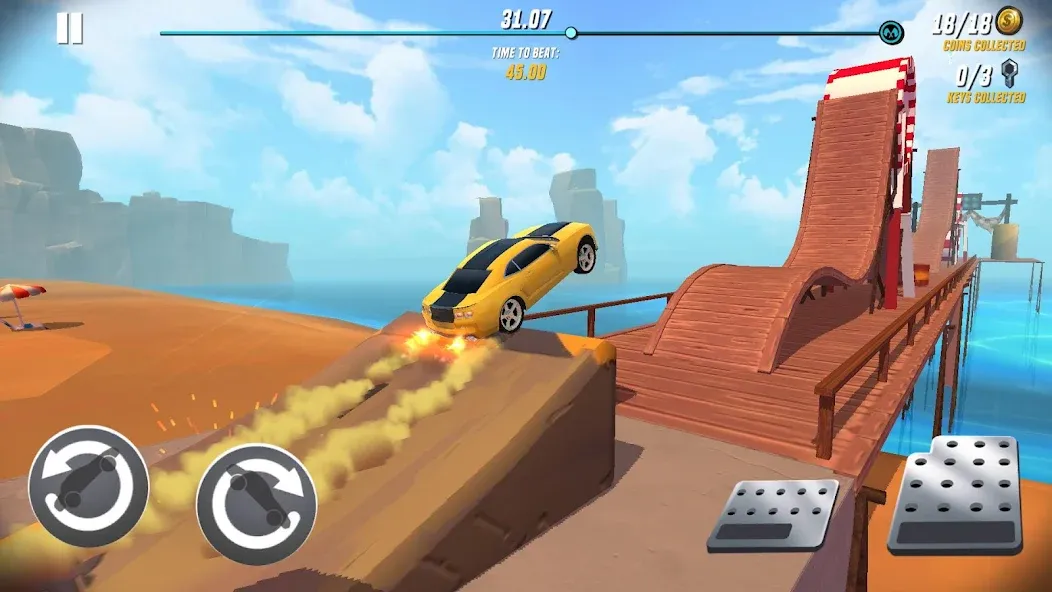 Stunt Car Extreme (Стант Кар Экстрим)  [МОД Меню] Screenshot 1