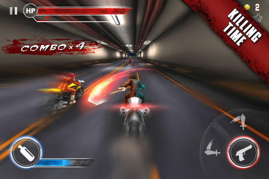 Death Moto 3 : Fighting  Rider (дет мото 3)  [МОД Unlimited Money] Screenshot 2