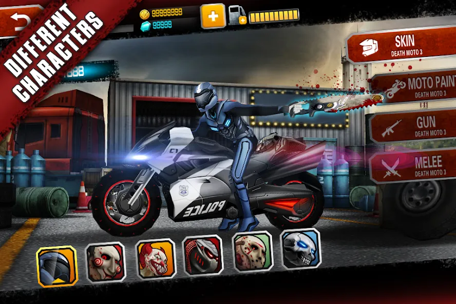 Death Moto 3 : Fighting  Rider (дет мото 3)  [МОД Unlimited Money] Screenshot 5