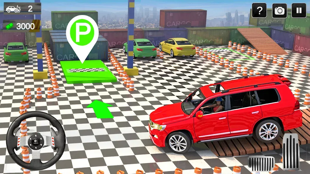 Epic Car Games: Car Parking 3d  [МОД Unlocked] Screenshot 2