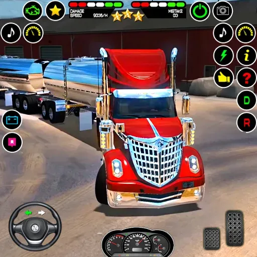 US Truck Driving Cargo Game 3D (Американский грузовик водителя)  [МОД Бесконечные деньги] Screenshot 1