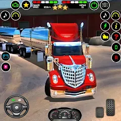 Взломанная US Truck Driving Cargo Game 3D (Американский грузовик водителя)  [МОД Бесконечные деньги] - стабильная версия apk на Андроид