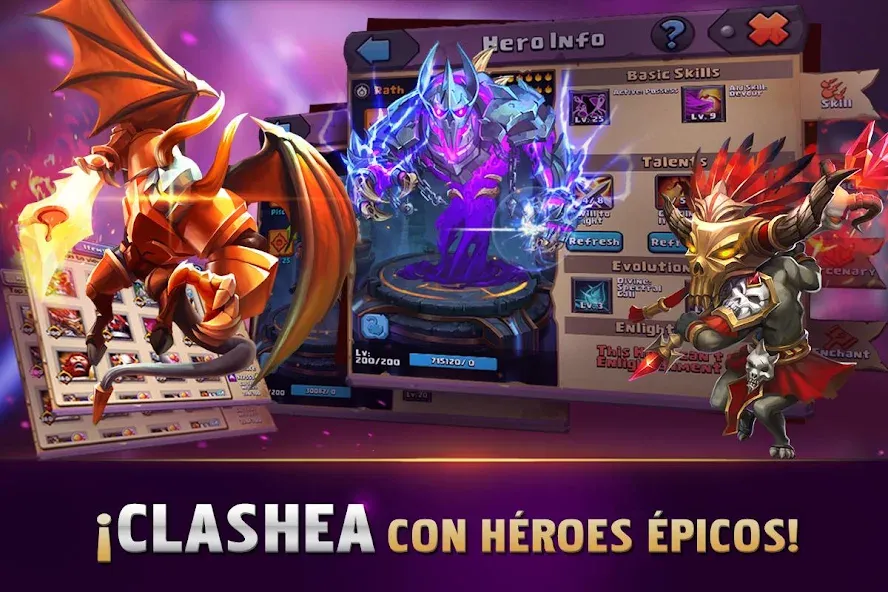 Clash of Lords 2: Español (Клэш оф Лордс 2)  [МОД Unlocked] Screenshot 2