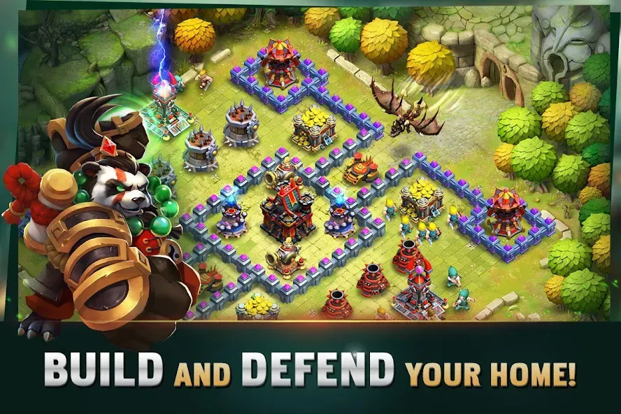 Clash of Lords: Guild Castle (Клэш оф Лордс)  [МОД Много монет] Screenshot 1