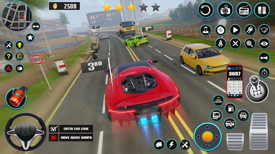 Open World Car Driving Games (Открытые мировые игры по вождению автомобиля)  [МОД Все открыто] Screenshot 4