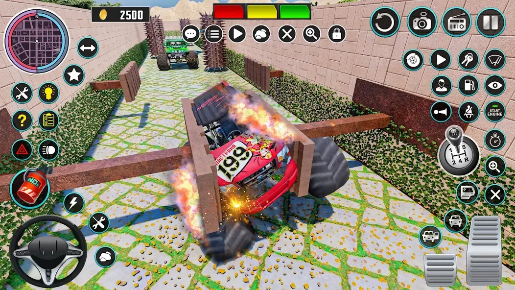 Monster Truck Maze Puzzle Game  [МОД Много монет] Screenshot 5