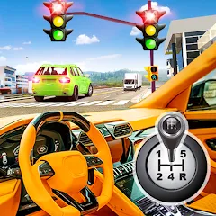 Взлом Modern Car Driving School Game  [МОД Бесконечные деньги] - стабильная версия apk на Андроид