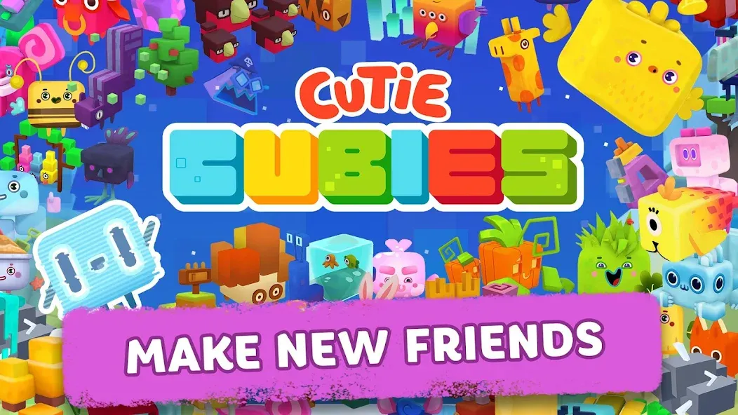 Cutie Cubies  [МОД Все открыто] Screenshot 2