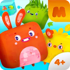 Взломанная Cutie Cubies  [МОД Все открыто] - полная версия apk на Андроид