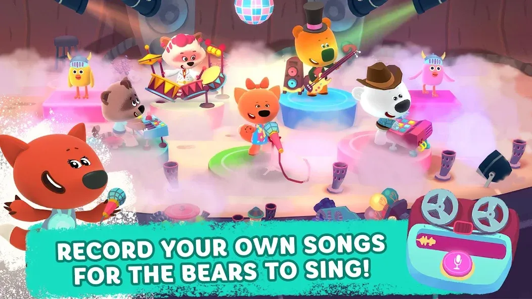 Rhythm and Bears  [МОД Бесконечные монеты] Screenshot 5