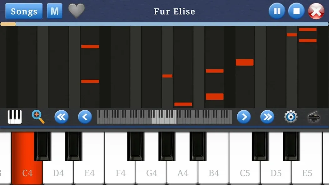 Piano Music & Songs  [МОД Меню] Screenshot 1