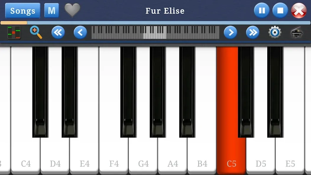 Piano Music & Songs  [МОД Меню] Screenshot 2