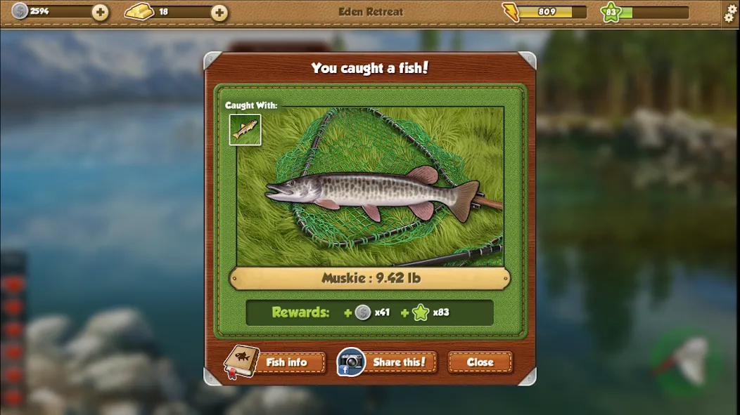 Fishing World (Фишинг Ворлд)  [МОД Unlimited Money] Screenshot 2