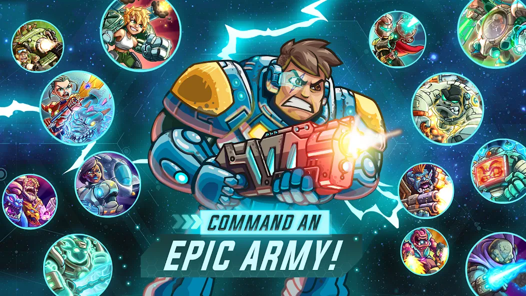 Iron Marines Offline Strategy  [МОД Бесконечные монеты] Screenshot 3