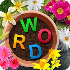 Взломанная Word Garden : Crosswords (Уорд Гарден)  [МОД Бесконечные монеты] - стабильная версия apk на Андроид