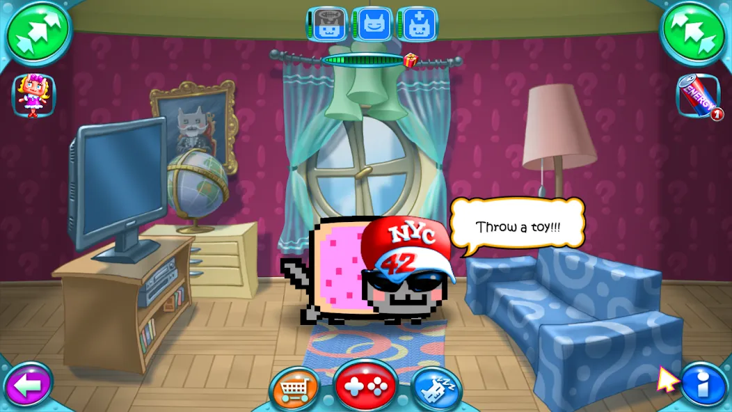 Nyan Cat: Lost In Space (Нян Кэт)  [МОД Menu] Screenshot 2