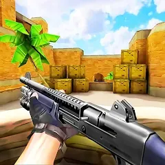 Скачать взлом Gun Strike: FPS Shooter Game (Каунтер Атак)  [МОД Menu] - стабильная версия apk на Андроид